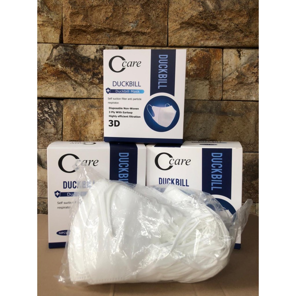 Ccare Masker Duckbill CCare 3ply isi 50pcs