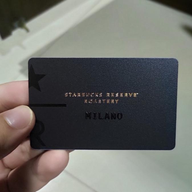 

Starbucks Black Card Milano Edition