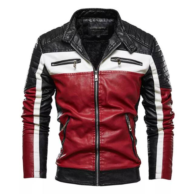 jaket kulit pria asli domba garut murah sporty bikers touring terbaru 2020
