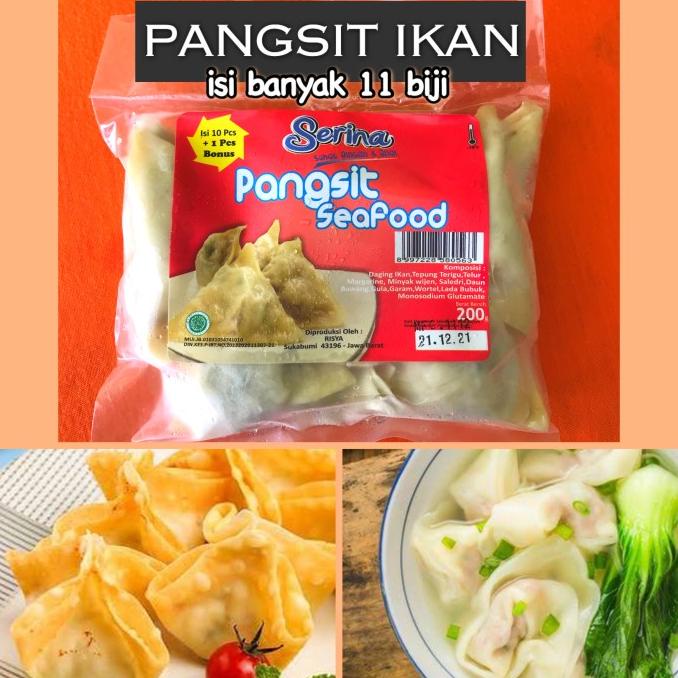 

Pangsit Ikan Pangsit Seafood Serina isi 11