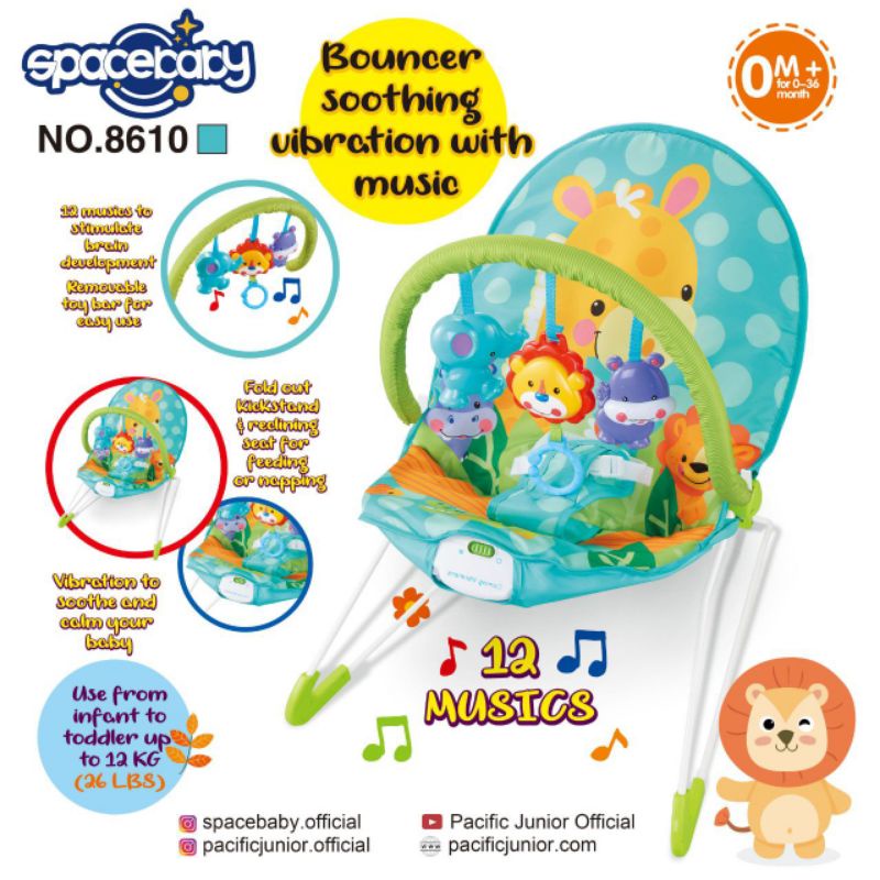 READY BOUNCER SPACEBABY 8610/SPACEBABY  up to 12kg