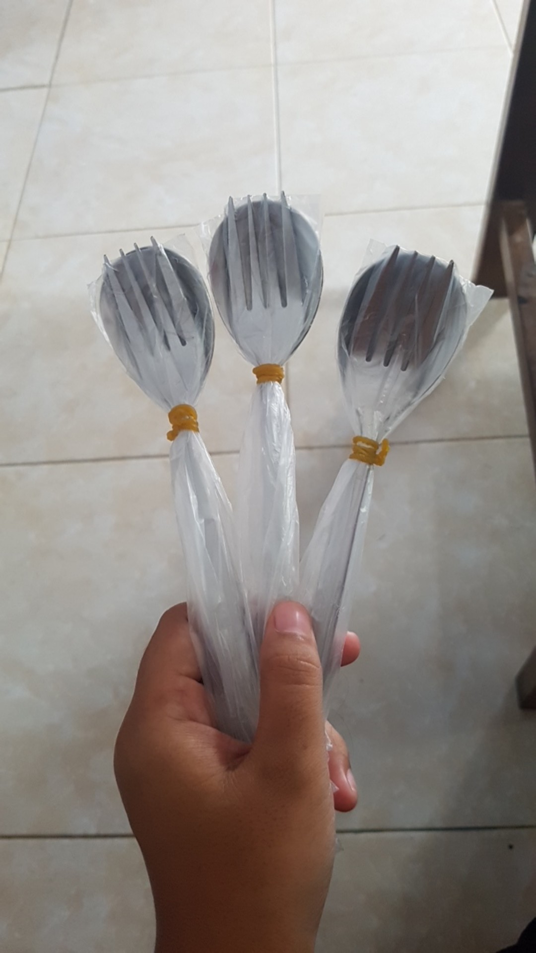 Alat Makan Sendok Garpu Korea Stainless