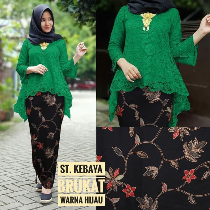 set kebaya rinjani/kebaya bianca modern