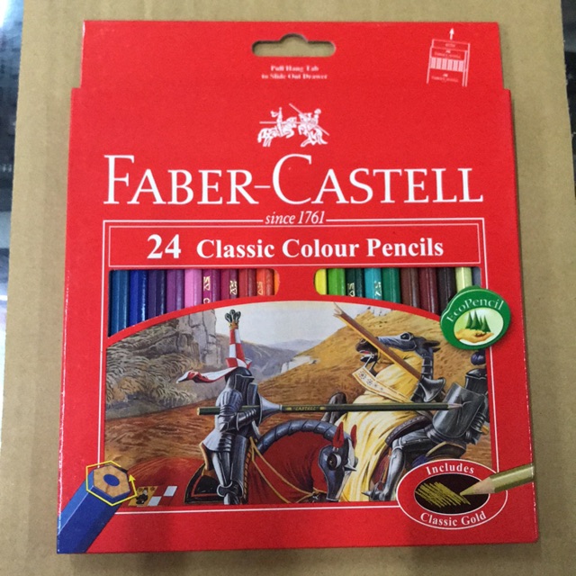 

Pensil Warna Faber Castell 24warna Classic