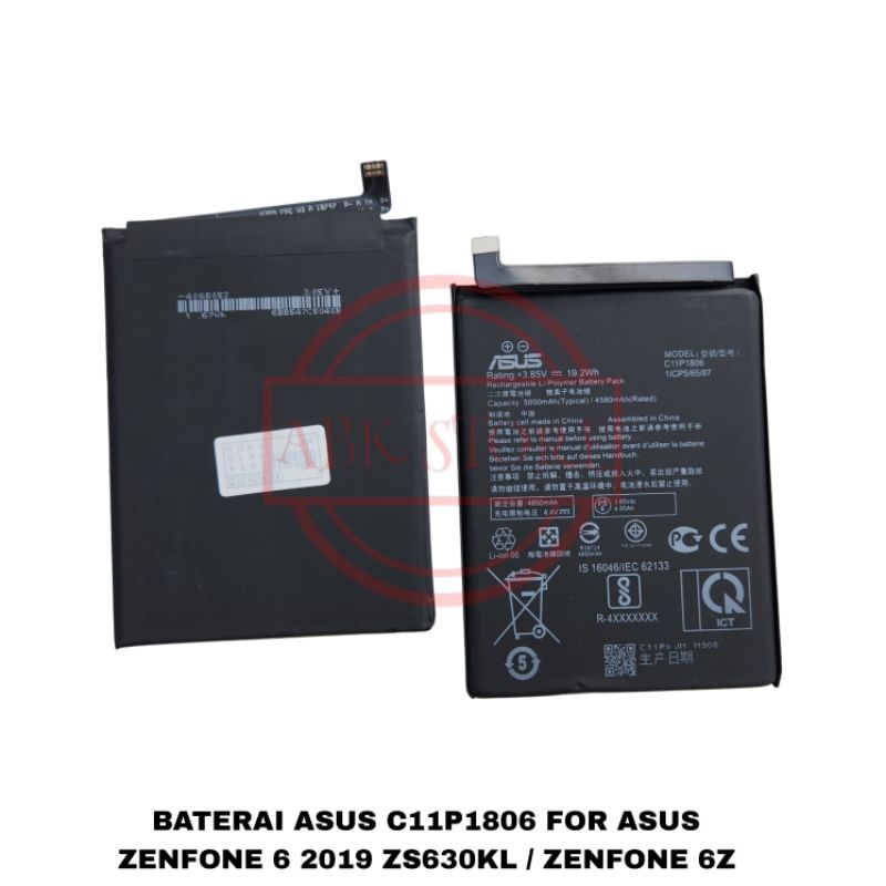 BATRE BATERAI ASUS C11P1806 FOR ZENFONE 6 2019 ZS630KL BATTERY ORIGINAL