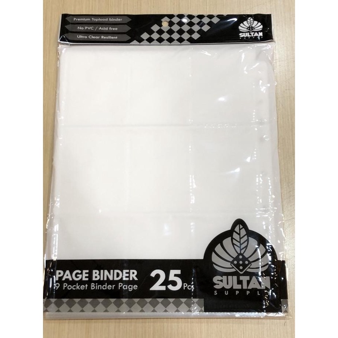 

[[COD]] Sultan 9-Pocket Page Clear (isi 25 lembar) NEW Kode 1130