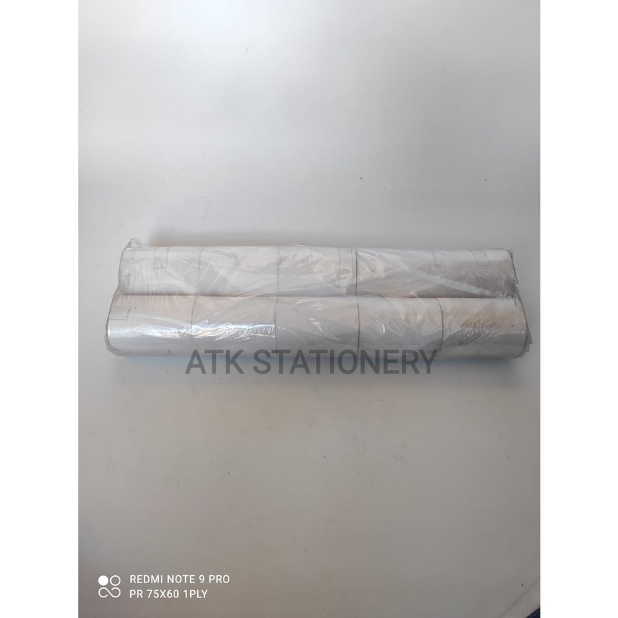 

KERTAS STRUK KASIR TELSTRUK PAPER ROLL MERK INDOPAPER 75 mm x 65 mm 1PLY