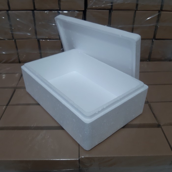 Sayur-Buah-Tempat- Box Styrofoam 1 Kg (30 × 20 X 11 Cm) -Tempat-Buah-Sayur.