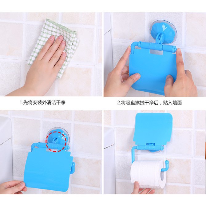 Tempat Tisu Tissue Gulung Toilet Roll Holder Dapur Gantungan