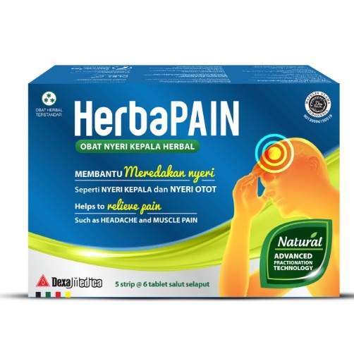 HERBAPAIN Strip Tablet - Obat Nyeri Kepala dan Nyeri Otot