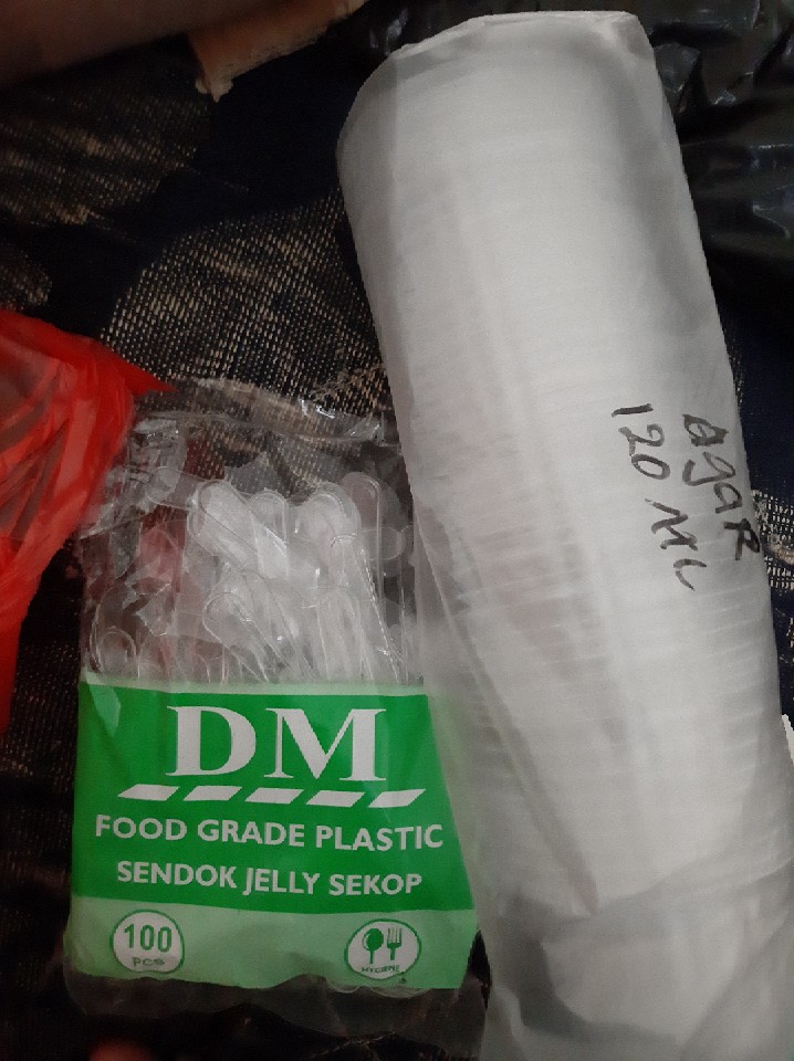 Dapurmami Cup Gelas Tempat Pudding Agar Puding Jelly + Tutup 120 Ml 100 Ml 65 Ml