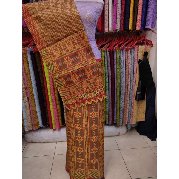 songket mesin motif tumtuman 09