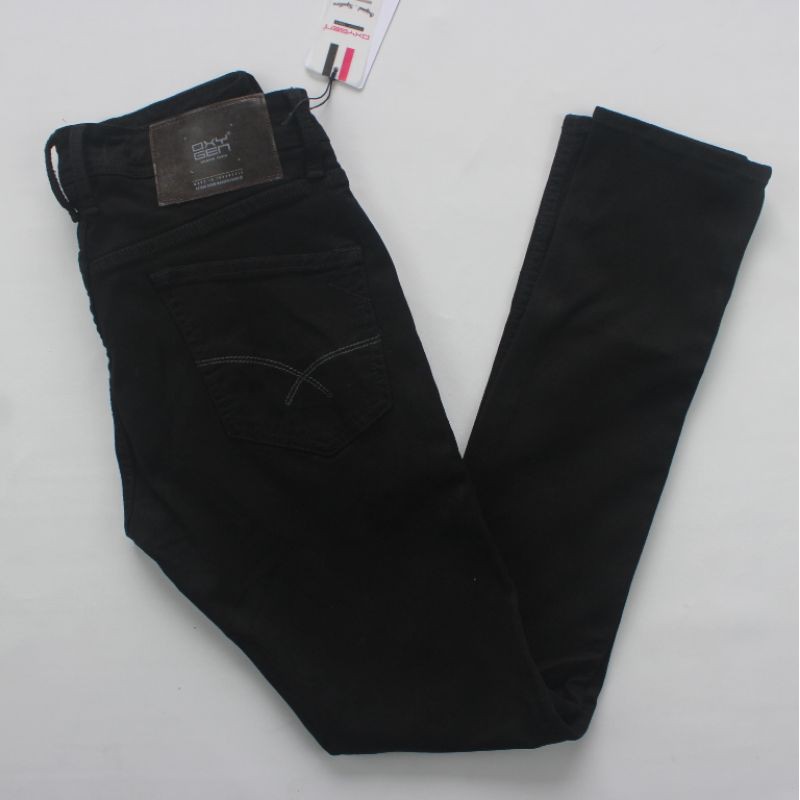 OXYGEN DENIM HITAM - (702 - 322121) Celana Oxygen Skinny / Celana Levis Oxygen / Oxygen Pensil