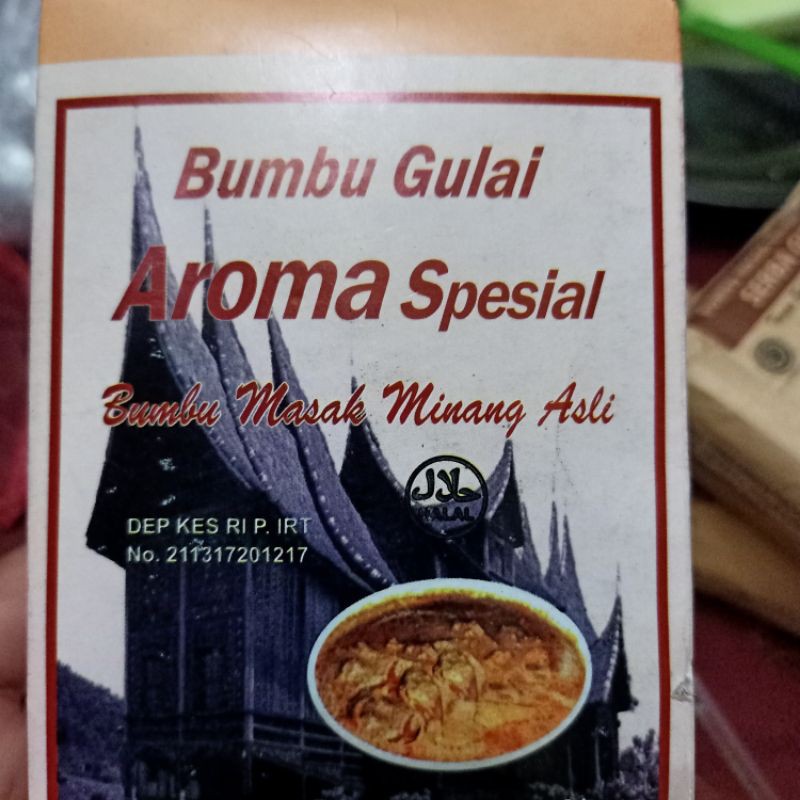 

Bumbu gulai Padang asli 250 gram