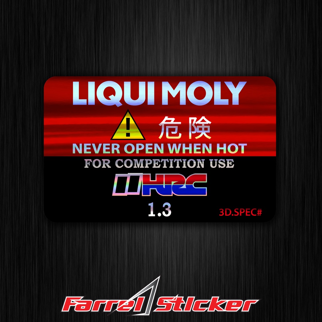 Stiker  LIQUI MOLY Sticker LIQUI MOLY HRC COMPETITION