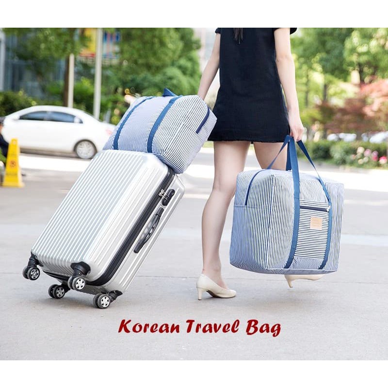Tas Koper Jinjing Travel Hand Carry Bag Tebal  Tahan Air Murah Wanita Korea Pria Import Batam TKL