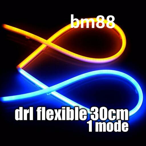 Lampu DRL Neon Flexible 30cm - Led Alis Fleksible Fleksibel