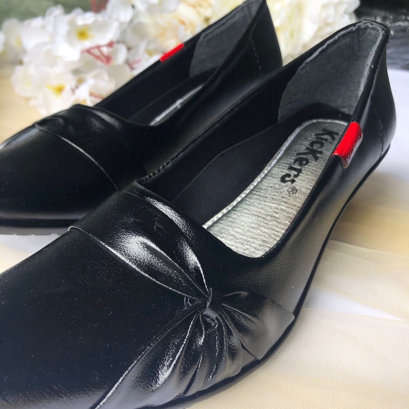 PANTOFEL D20 1 cewek sepatu formal wanita perempuan TERMURAH TERLARIS SEPATU PANTOFEL WANITA PANTOFEL CEWEK SEPATU PASKIB WARNA HITAM Sepatu Pantofel Wanita Hak 4cm Size 36-40 termurah terlaris