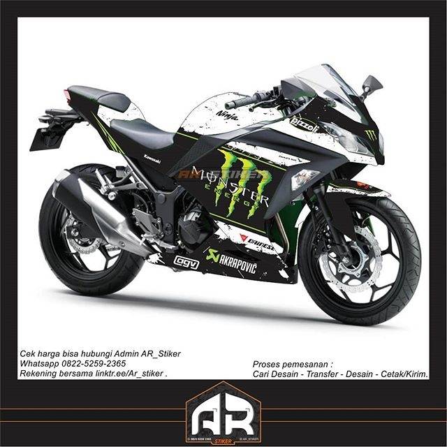Decal Kawasaki Ninja 250 Fi