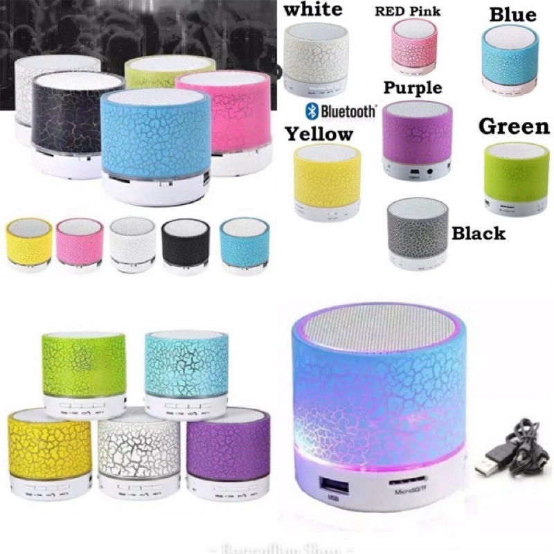 Speaker Bluetooh Retak Led Mini Speaker Bluettoh Lampu Mini Led-1