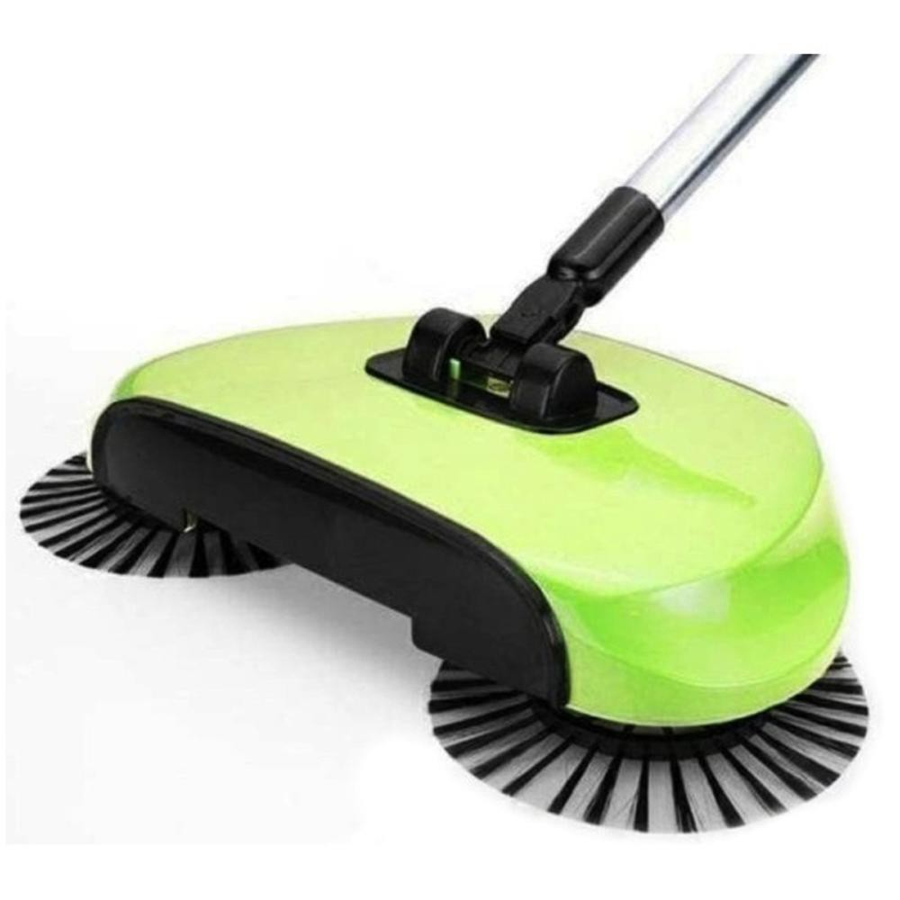 Alat Pembersih Lantai Otomatis Sweep Drag All in One Hijau