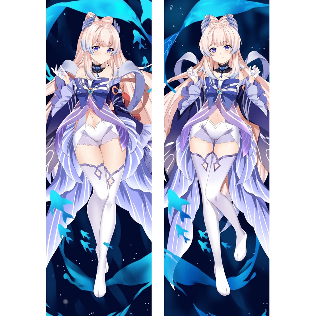 PREORDER Anime Sangonomiya Kokomi Cosplay Pillow Case Dakimakura Case Genshin Impact Hugging Body Th