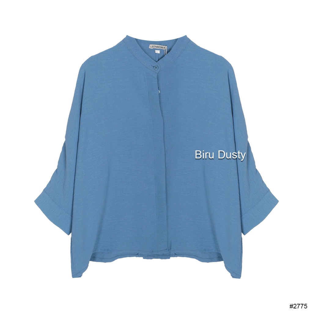 LEENBENKA Tayla Blouse ( uniqlo ) #2775-Biru