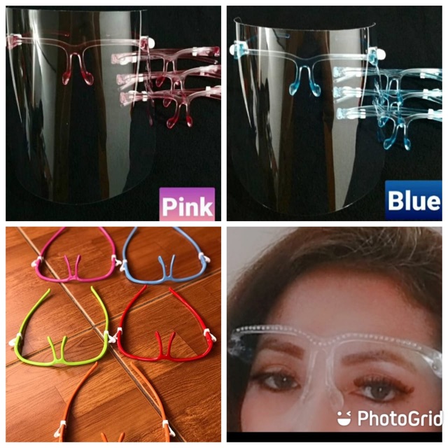 FACE SHIELD Pelindung Muka Kacamata Ori