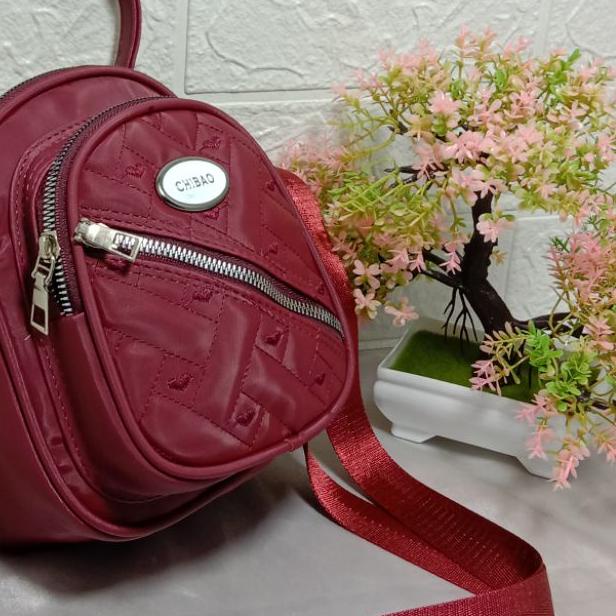 ➵ TAS RANSEL CIBAO MINI WANITA 3in1 ✺