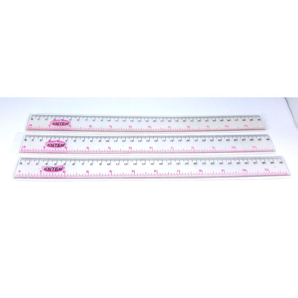 

Penggaris Plastik Enter - 30 cm