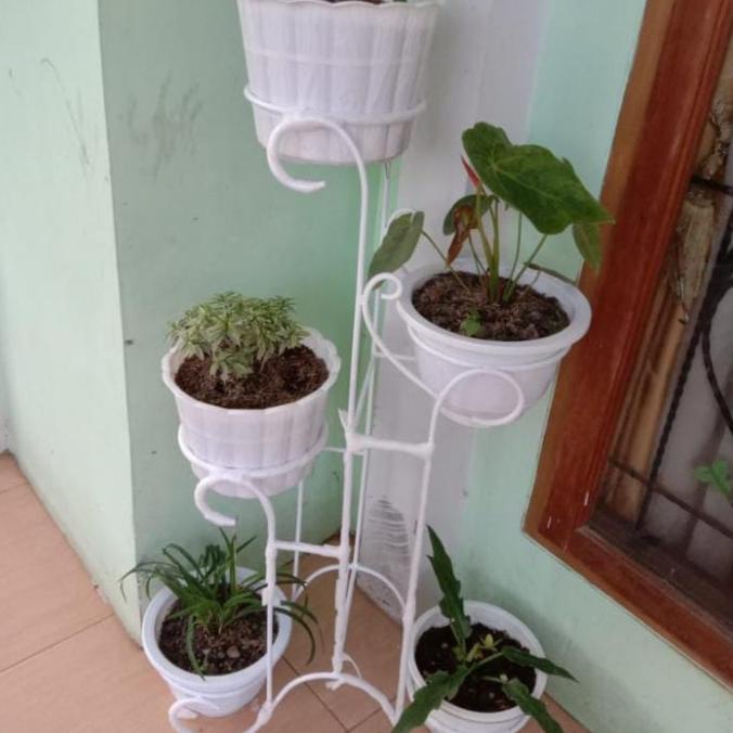 '+'+'+'+] STANDING POT JUMBO RAK BUNGA BESI BAHAN 100% BESI KOKOH