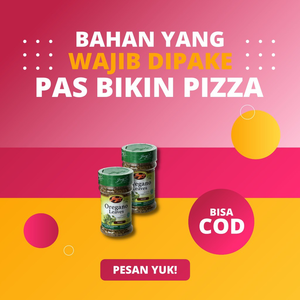 Jay's kitchen oregano leaves 25g (daun oregano)