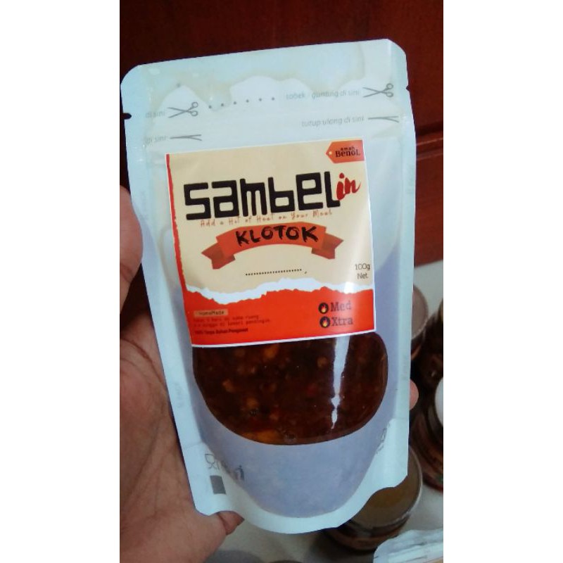 

Sambal Klotok Kemasan Pouch 110g