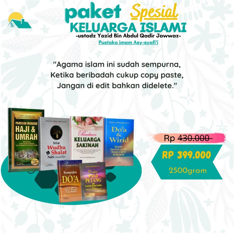 BIG PROMO DAPAT 6 BUKU  BISA COD  Paket Spesial Keluarga Islami KUMPULAN BUKU WAJIB UNTUK RUMAH KAUM