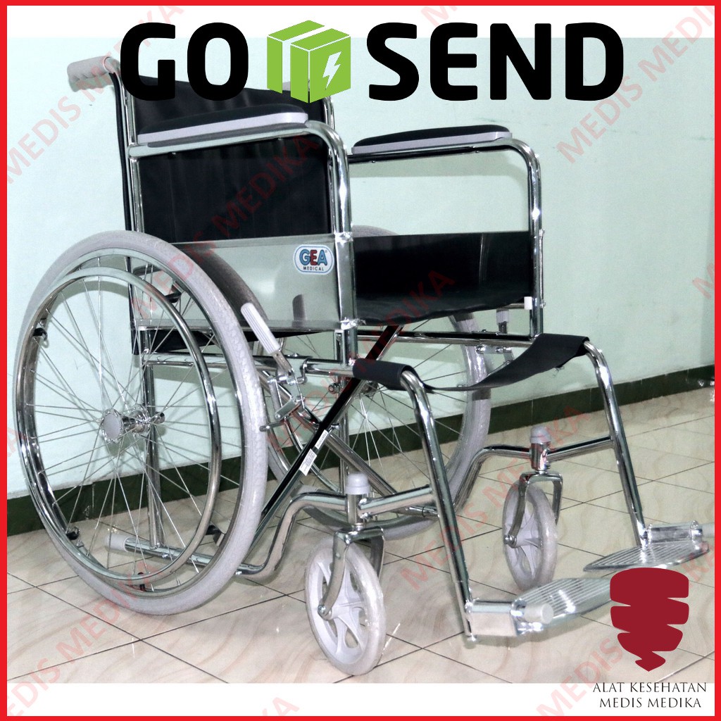 GOJEK ONLY Kursi Roda GEA FS871 Standar Wheel Chair FS 871 Ekonomis