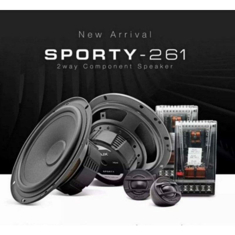 Speaker flux sporty 261 - speaker flux sporty261 - speaker split flux 2 way