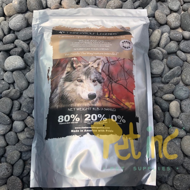 DOG FOOD TIMBERWOLF LEGENDS WILDERNESS ELK SALMON FORMULA