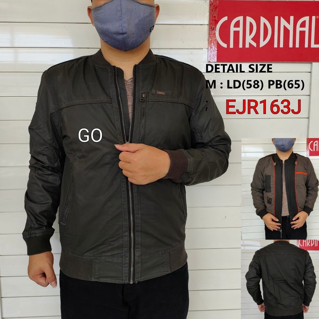 BB JKD CARDINAL JAKET KANVAS Cowok Casual Jaket Pria Outdoor Keren