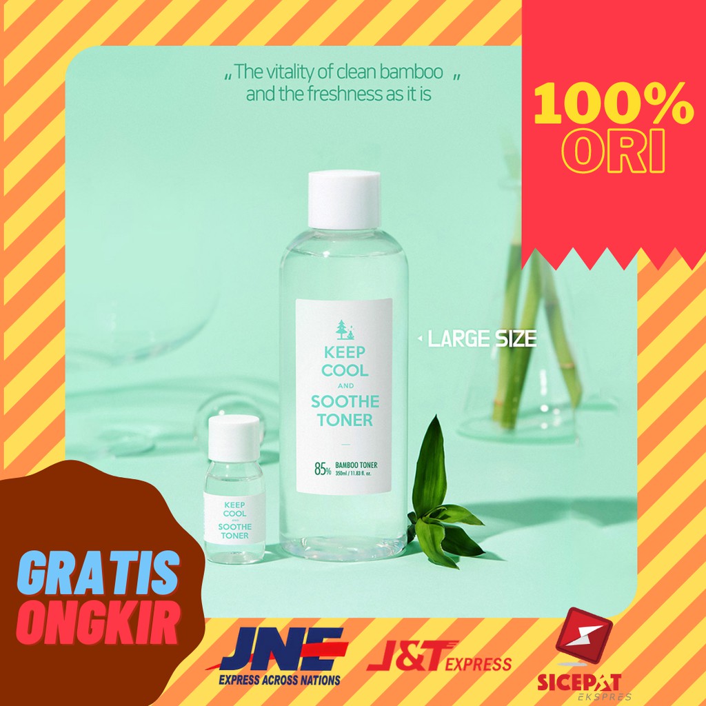 keep cool soothe bamboo TONER 350ml (BESAR)