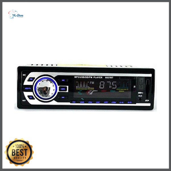 AMPrime Tape Audio Mobil Multifungsi Bluetooth USB MP3 FM Radio - Black