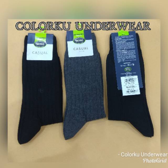  Kaos  Kaki  BIOSIL  CASUAL Anti Bacteria BJ2 A H O ISI 1 