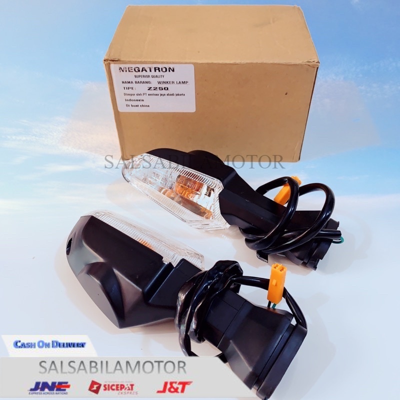 Lampu Sein sen Kiri Kanan Kawasaki Z250 Z 250-Ninja 250 FI-Versys X 250 aksesoris sparepart variasi 