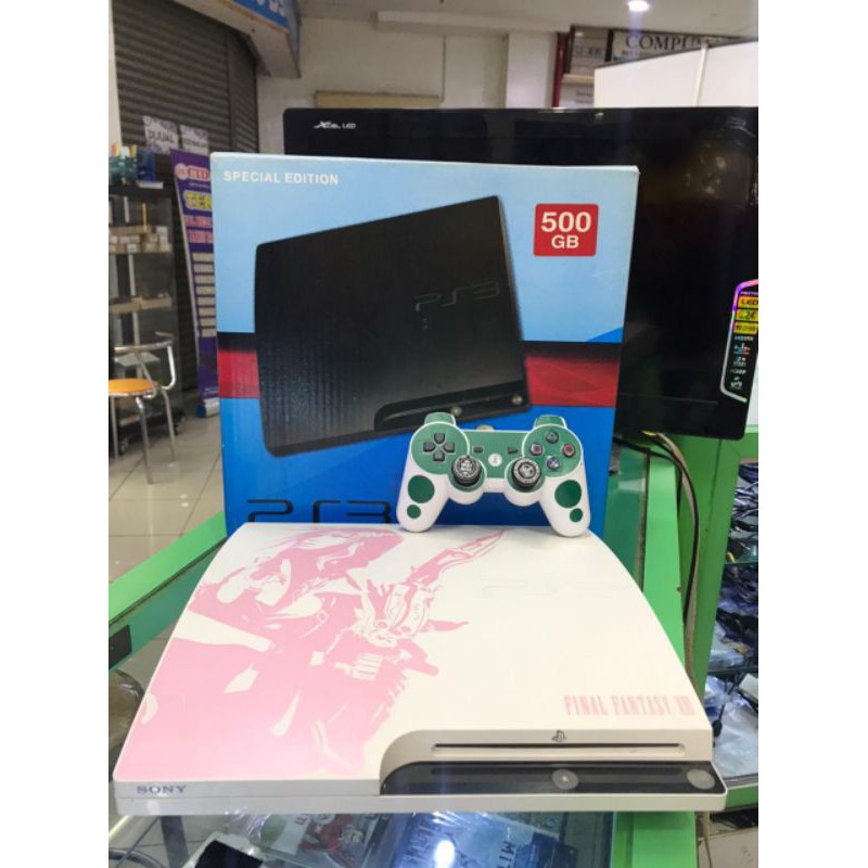 PS3 PS 3 SLIM 500 GB Spesial FF warna putih