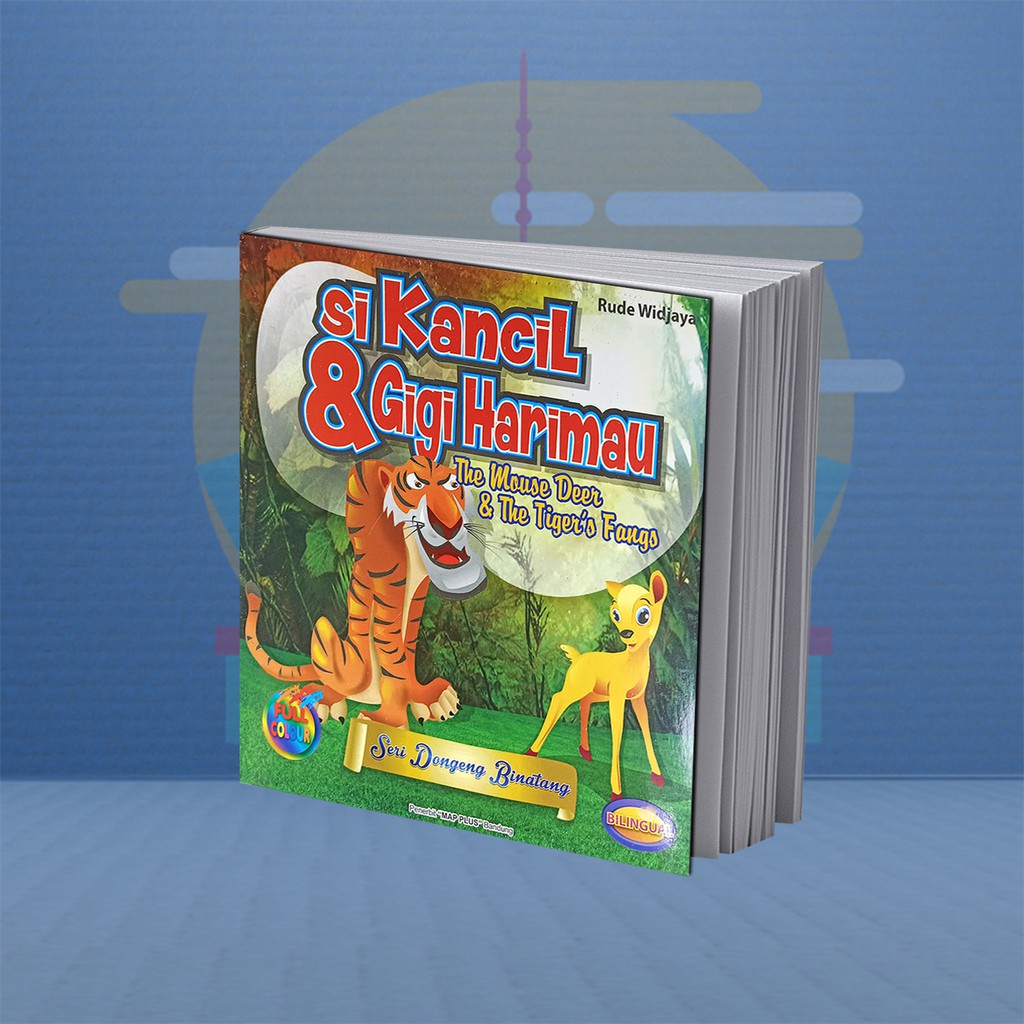 BUKU ANAK TK PAUD SERI DONGENG BINATANG SI KANCIL DAN GIGI HARIMAU