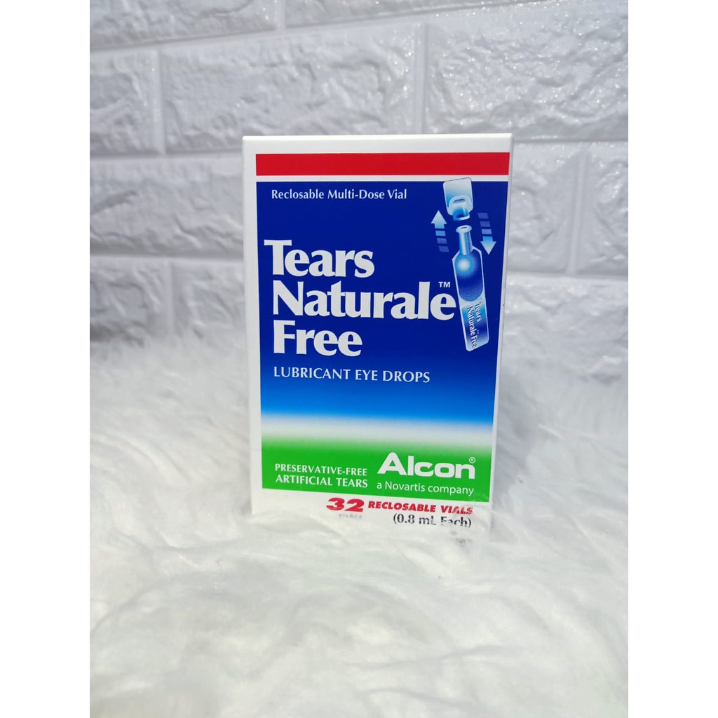 Tears Naturale Free Lubricant Eye Drops 32 Vial/Obat tetes Mata
