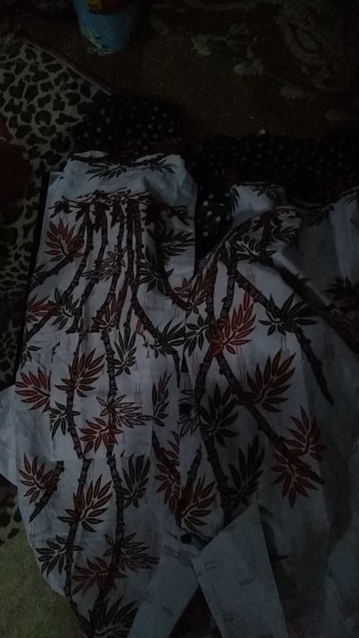 Batik Pria Terviral Di Shopee Motif Godong Pring Putih Hijau Murah Keren M L Xl Batik Pekalongan
