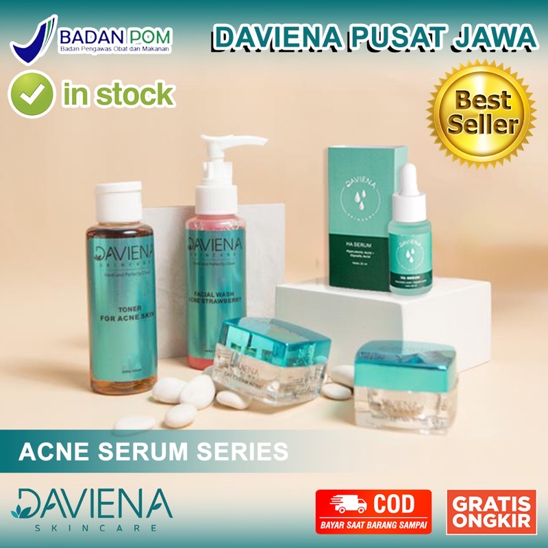 Jual (Official) Davina Paket Acne Serum Series| davienaskincare