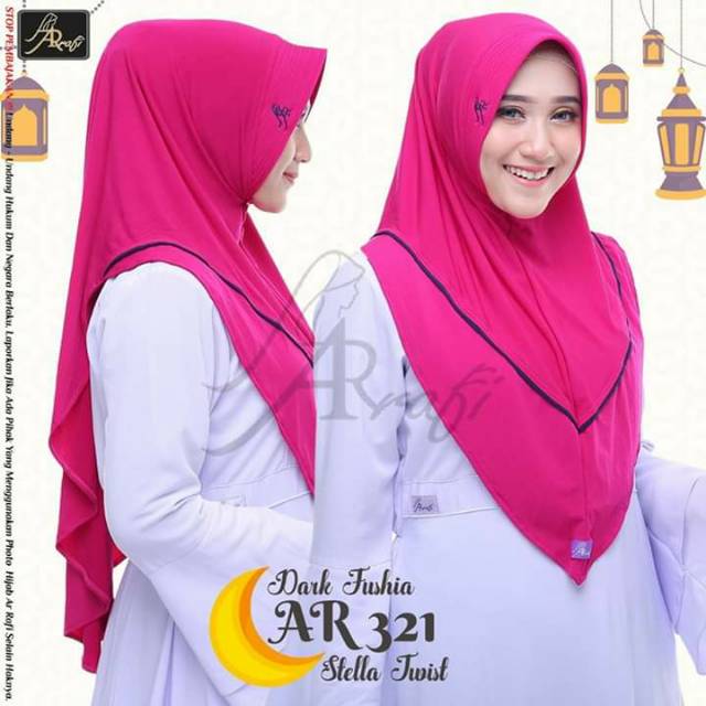 AR 321 ORI BY ARRAFI HIJAB,BERGO,JILBAB INSTAN
