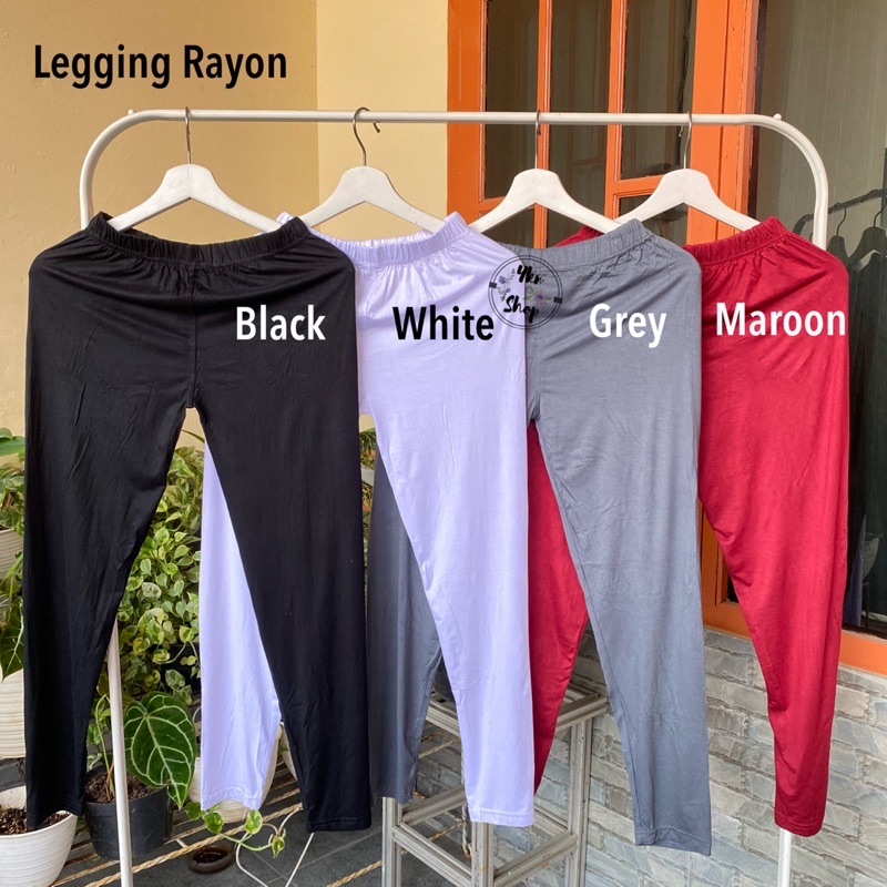 LEGGING KAOS RAYON Ukuran Wanita Remaja Dewasa