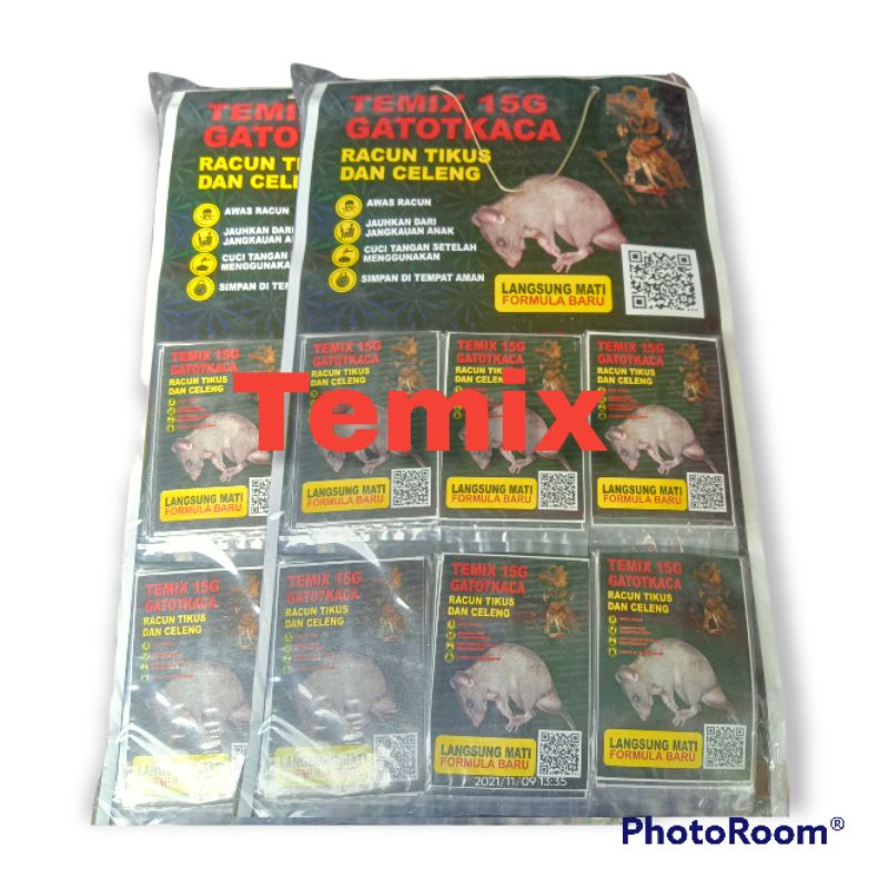 Temix Temix Racun tikus dan babi hutan Racun tikus temix 24 sachet